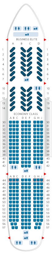 777-200LR Aircraft Seat Map